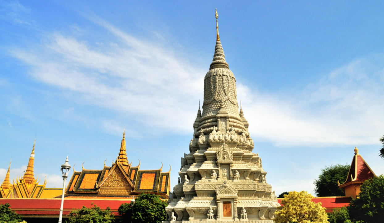 Silver Pagoda in Cambodia